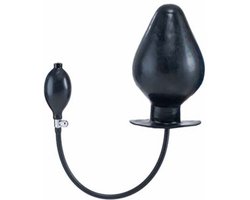 Mister B - Opblaasbare Vortex Buttplug - Zwart - maat XL