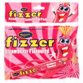 Beacon Strawberry Flavoured Fizzers - 278g (11,6g x 24) - South Africa (Zuid-Afrika snoep)