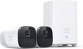 eufy Security - eufyCam 2 Pro set met 2 camera's - Draadloos Beveiligingssysteem - 365 dagen batterijduur - 2K Resolutie