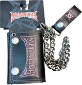 Portefeuille Metallica avec chaîne