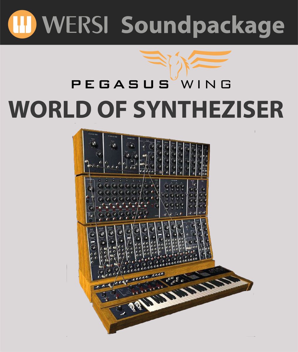 Wersi World of Synthesizer Soundpakket voor Pegasus Wing Orgel software