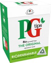 PG Tips - 100% Zwarte Thee - 12 x 80 Zakjes - Normale verpakking