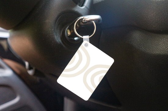 Porte-clés - Arc-en-ciel - Pastel - Design - Abstrait - Cadeaux à distribuer - Plastique