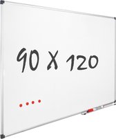 IVOL Whiteboard 90x120cm - Magnetisch - Gelakt staal - Met montagemateriaal