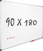 IVOL Whiteboard 90x180cm - Magnetisch - Gelakt staal - Met montagemateriaal