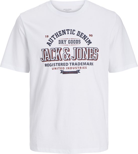 JACK&JONES JJELOGO TEE SS O-NECK 2 COL AW24 SN Heren T-shirt - Maat S