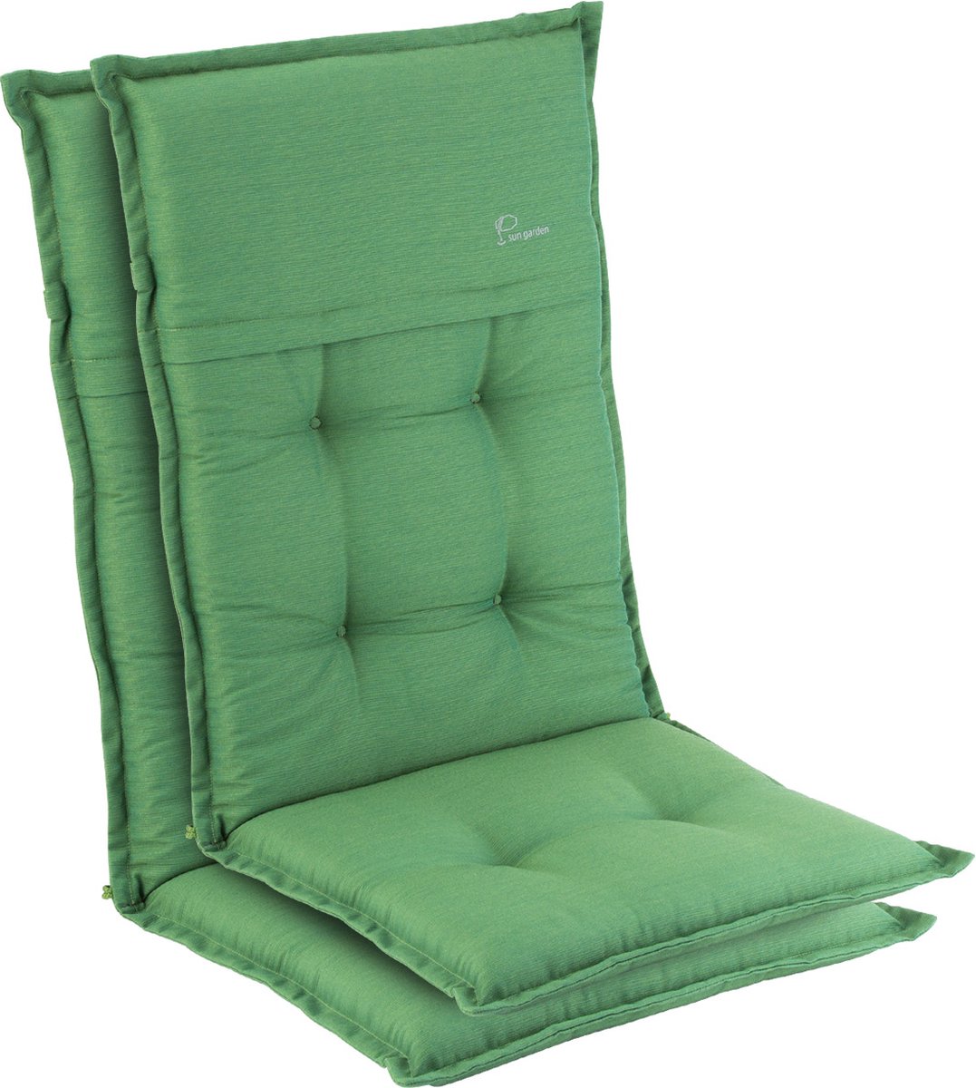 Coburg stoelkussen zitkussen hoge rug tuinstoel polyester 53x117x9cm
