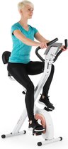 Bol.com Azura Air hometrainer X-bike SilentBelt magneetweerstand vouwbaar aanbieding