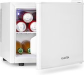 Klarstein Geheimversteck Mini koelkast - Barmodel - 2 Niveaus - 17 Liter - 26 dB - Thermo-elektrisch - Wit
