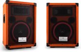 Beatamine-C Paar PA-Boxen 20 cm 8" 150 W RMS 300 W max. oranje