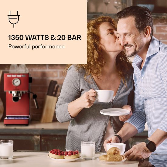 French Days 2026 : Cafetière Klarstein - Machine à Café et Machines à Expresso 20 Bar - 1... pas cher