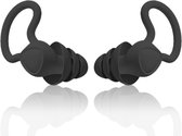 Luxevo In-Ear Gehoorbescherming - SNR 23DB - Wasbaar - 365x Herbruikbaar - Zwart