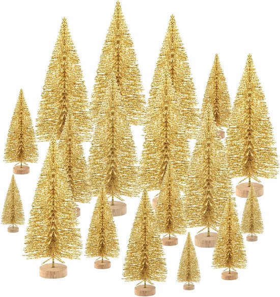 Anneome 100stuks Groene Model Bomen Set Voor Spoorweglandschap Miniatuur Bomen Voor Architecturale Decoratie Tuinaccessoires Schaal