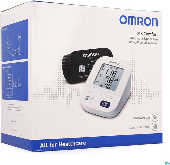 Omron M3 Comfort - Bovenarm bloeddrukmeter - Omron
