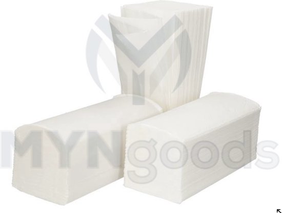 Papieren Handdoekjes Z-vouw - 2-laags - 3200 Handdoekjes