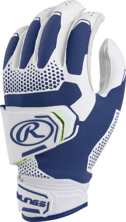 Glove 80 Gants De Frappe (batting) Rawlings Workhorse Pro FP2PBG Pour Femmes - Adulte XL, Blanc, Paire Gants Batting Rawlings FP2PBG