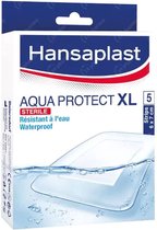 x10 Hansaplast Aqua Protect XL Steriele Pleisters - 6cmx7cm - 5 stuks