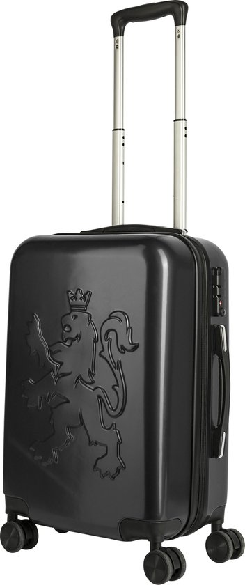 O.leo - Handbagage koffer - Zwart - Trolly - Hard case - 54x34x20cm - 35 liter - 2,5 kg