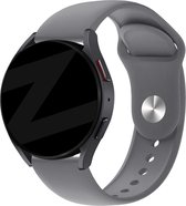 Bandz universeel 20mm sport band 'Deluxe' geschikt voor Samsung Galaxy Watch Active 1/2 40 & 44mm / Watch 1 42mm / Watch 3 41mm / Gear Sport / Polar Ignite 1-2-3 / Unite / Pacer - Hoogwaardig siliconen materiaal - grijs