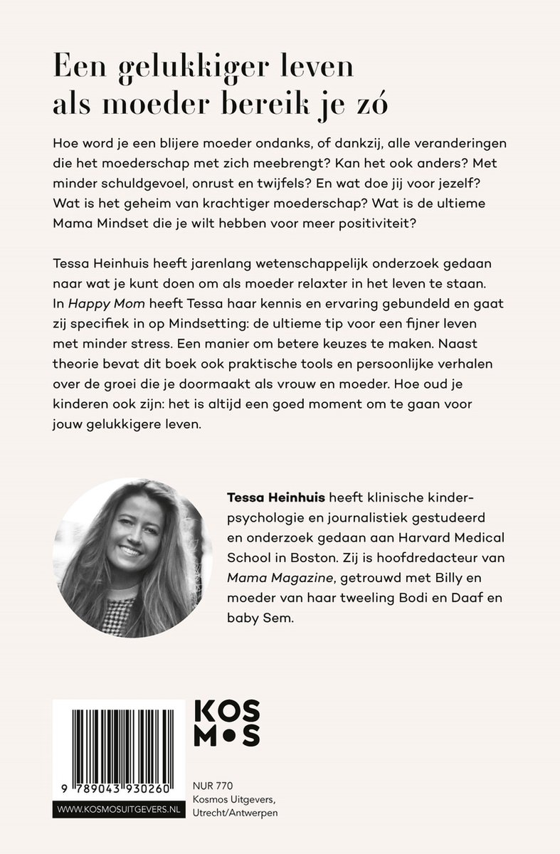 Happy Mom - back cover