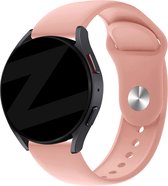 Bandz universeel 20mm sport band 'Deluxe' geschikt voor Samsung Galaxy Watch Active 1/2 40 & 44mm / Watch 1 42mm / Watch 3 41mm / Gear Sport / Polar Ignite 1-2-3 / Unite / Pacer - Hoogwaardig siliconen materiaal - roze