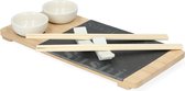HOMLA Set à Sushi Set pour réaliser des sushis maison Matériel de cuisine pratique Set contient 7 éléments Dimensions 30 x 14 cm