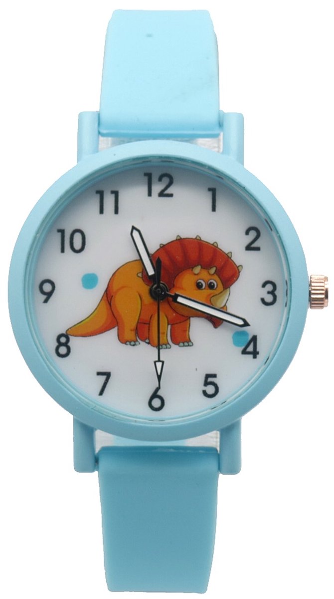 Horloge voor Kinderen - Dino - Kast 34 mm - Blauw