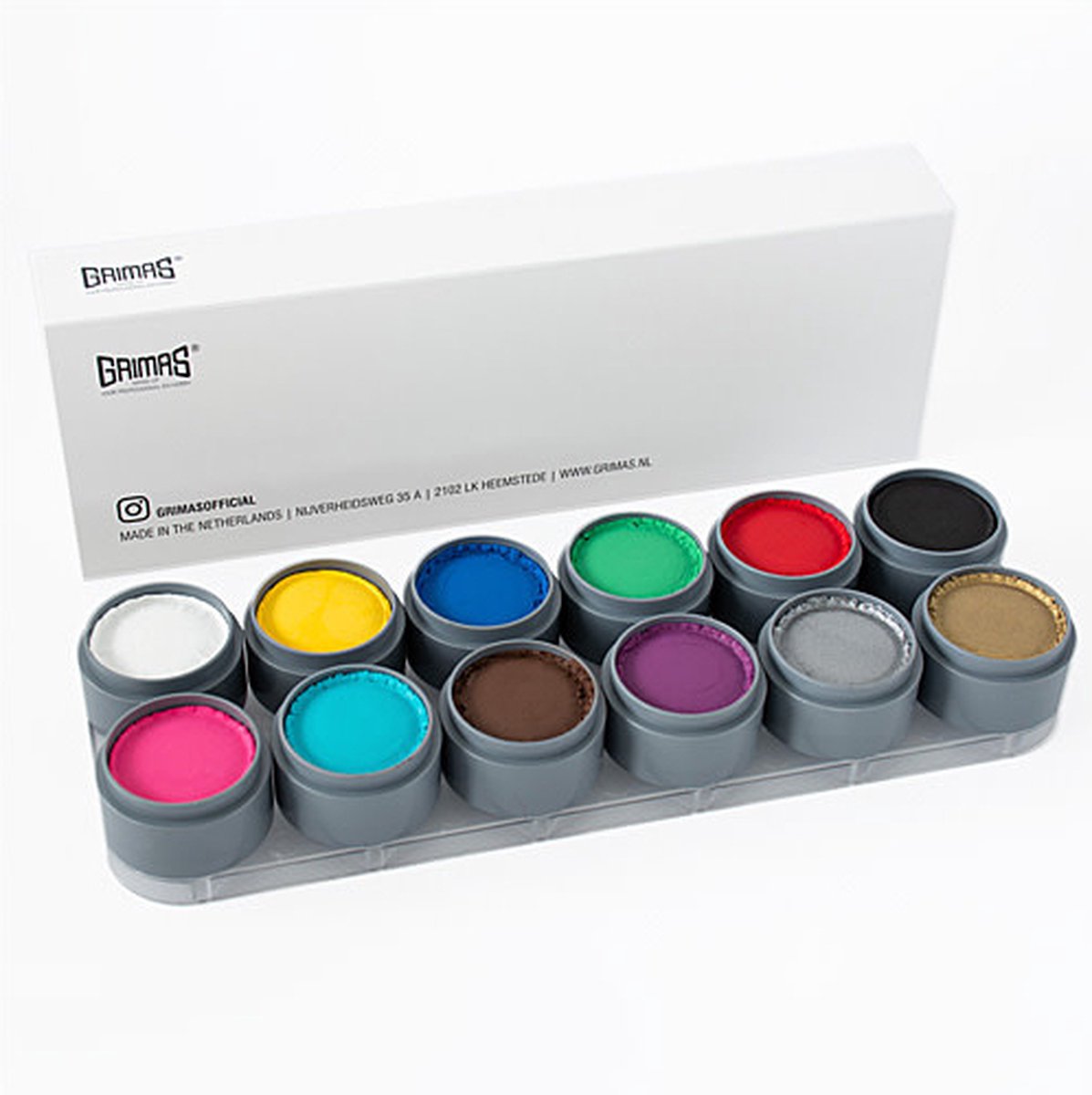 water make-up 12 kleuren 12A-XL