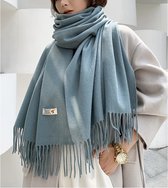 L-200cm*70cm Dames imitation cashmere Sjaal voor Herfst en Winter, Effen Kleur, Dikke Warme Shawl, Multifunctioneel en Eenvoudig