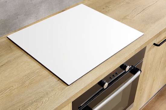 Protection induction - Wit - 60x55 cm - Protection induction - Plaque de recouvrement induction - Tapis induction - Antidérapant - Décoration Cuisine - Accessoires de vêtements pour bébé de Cuisine