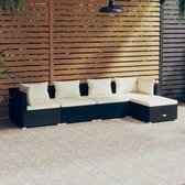The Living Store Loungeset Modulaire s - Tuinmeubelen - 70 x 70 x 60.5 cm - Stof kussens 100% polyester