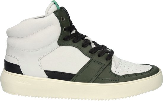 Blackstone Dwayne - Off White Green - Sneaker (high) - Man - Off white - Maat: 43