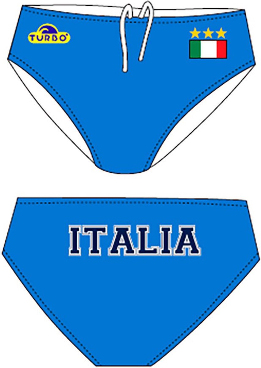Turbo Italy Zwemslip Blauw S Man