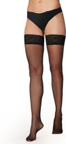 Caresse stay-up sheer elegance 20 - zwart - S