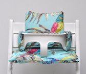 Aqua tropical kussenset voor de stokke tripptrapp kinderstoel-kinderstoel kussen-stoelverkleiner- meegroeistoel kussen-liefleukenhip