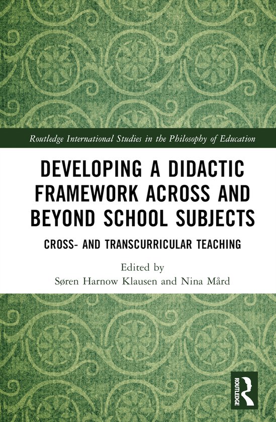 Routledge Research in Education- Developing a Didactic Frame ... - cover