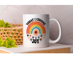 Mok Today I Choose Joy - Hippie - Love - Gift - Cadeau - LoveIsAllYouNeed - LoveWins - Liefde - LiefdeIsAlles - LiefdeOverwintAlles - LiefdeAltijd