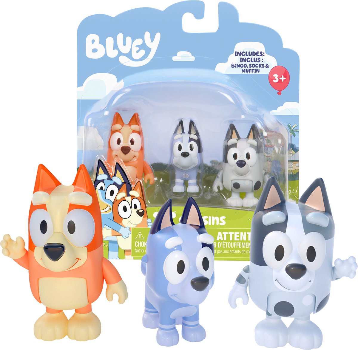 BLUEY Photo Fun avec 2 Figurines à jouer - Ensemble de jeu