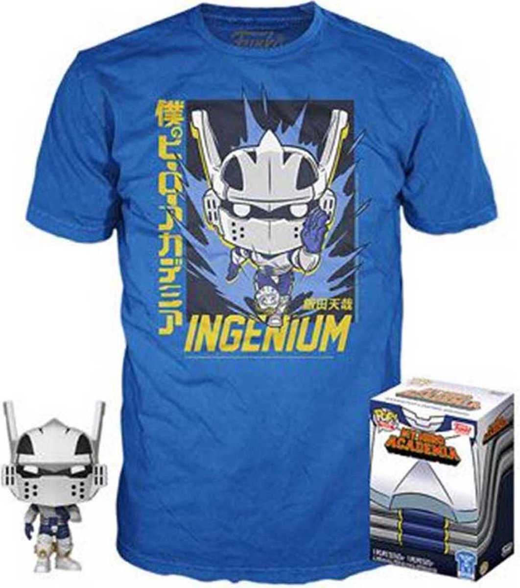 Funko Pop! My Hero Academia En T-shirt Met Korte Mouwen Tenya Iida Ingenium Blauw L