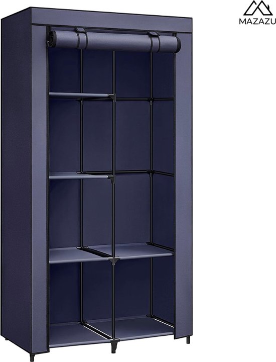 MIRA Home - Kledingkast - Slaapkamerkast - Kleding - Stoffen Kast -88x45x168
