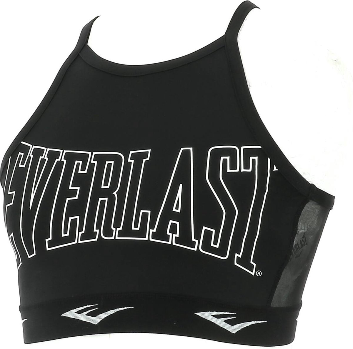 Everlast Duran Sport BH - Topje - Zwart met wit (Beschikbaar in verschillende maten)