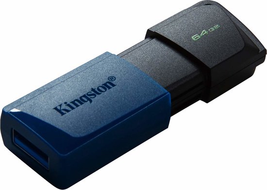 Foto: Pendrive kingston dtxm 64gb keychain black blue black blue 64 gb