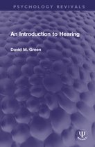 Psychology Revivals-An Introduction to Hearing