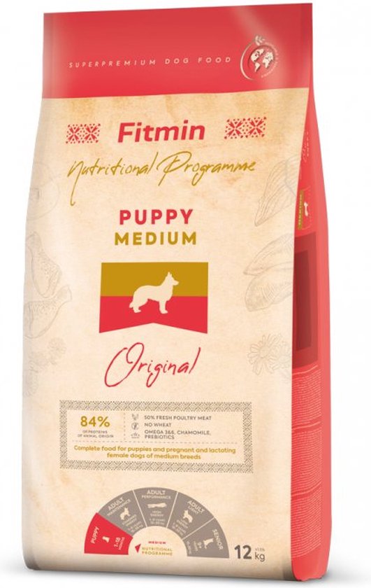 Fitmin Dog Medium Puppy 12kg