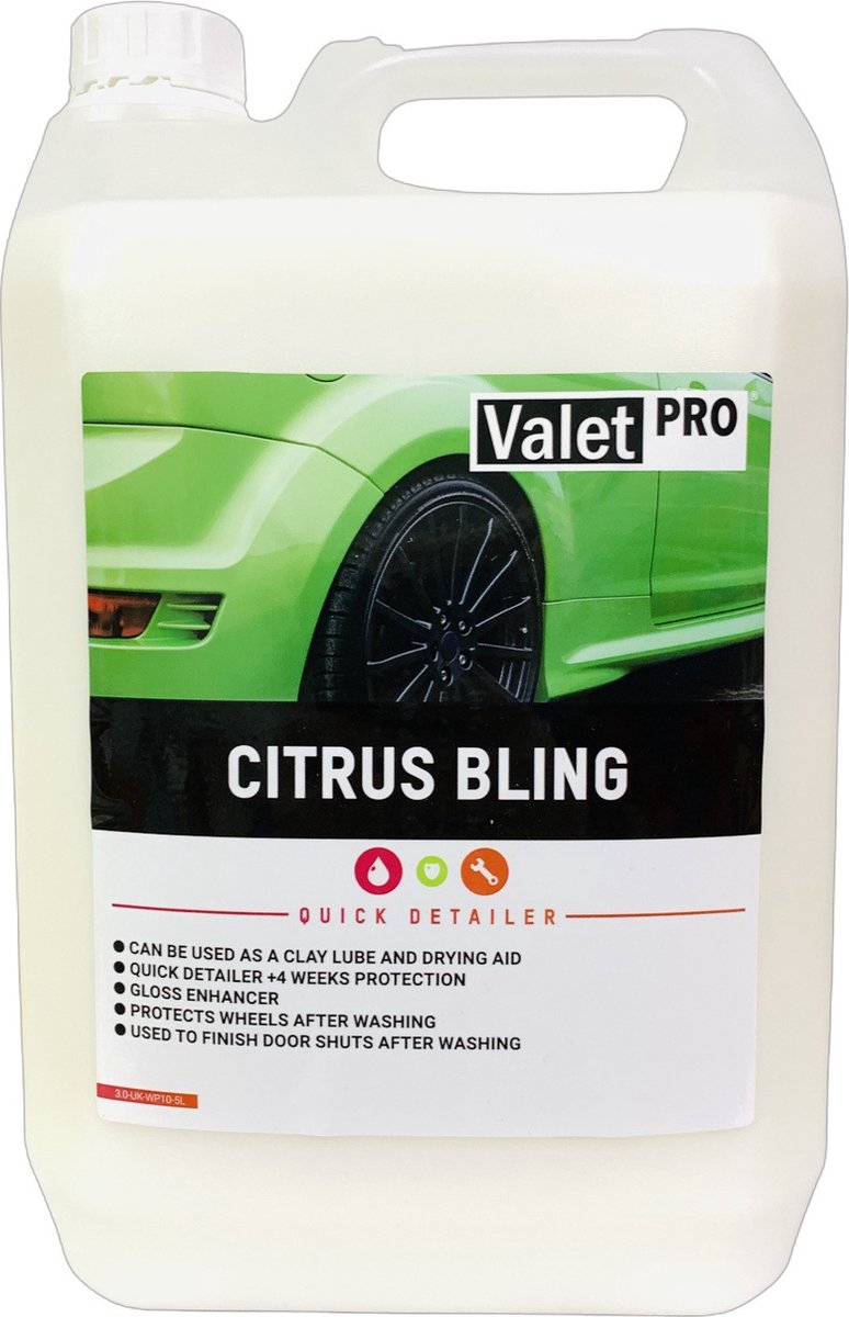 Valet Pro Citrus Bling Quick Detailer 5 Liter