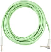 Fame Authentic Instrument Cable 9 m Green Straight/Angled - Gitaarkabel