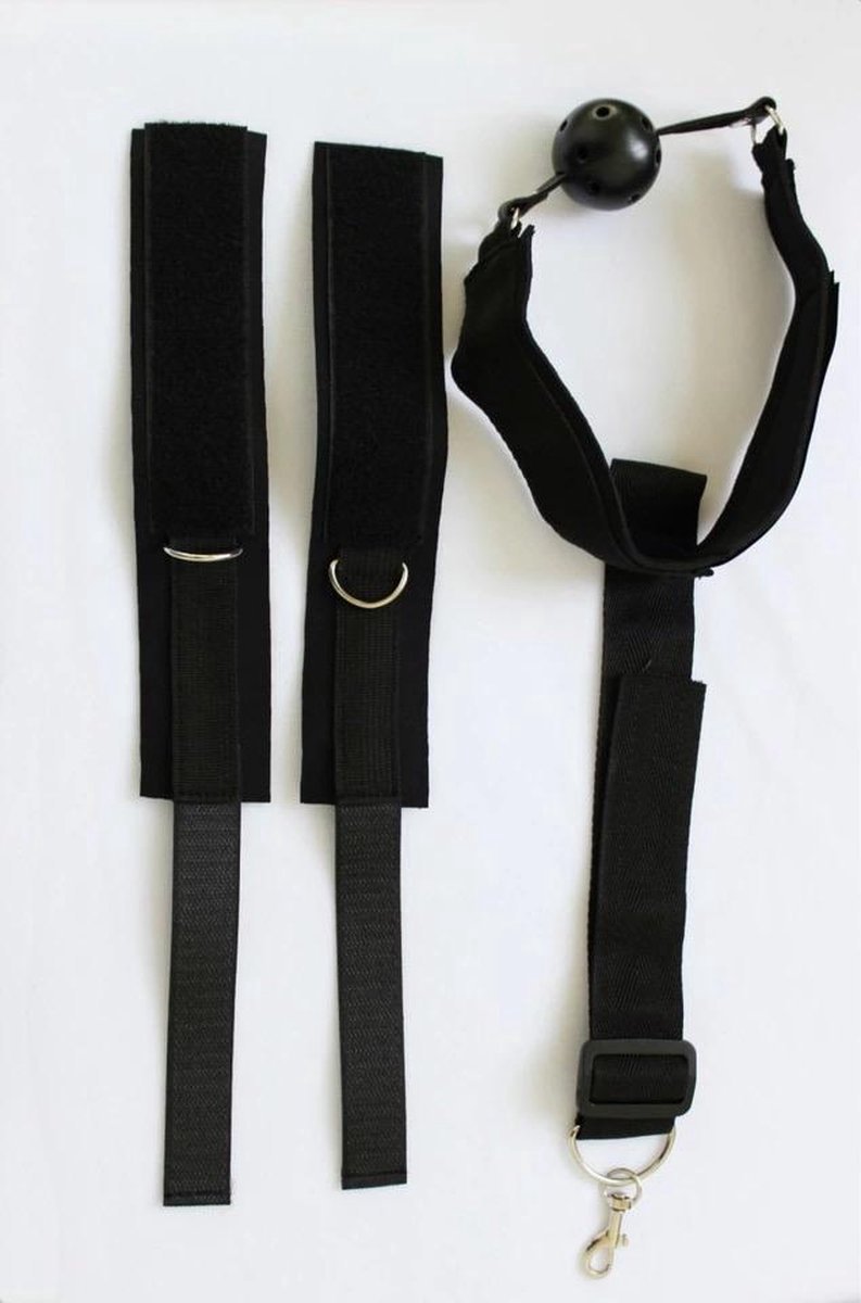 Goedkoopste Go Go Gadget - Bondage-Fetish-Speeltjes voor Koppels BDSM, Submissief, Zwart, Hand- & Enkelboeien, Erotisch Voor Volwassenen.