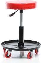 XPOtool in hoogte verstelbare werkplaatskruk met wieltjes, rolkruk werkplaats kruk - Multistrobe