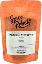 Spice Rebels - Mosterdzaad heel (geel ) - zak 180 gram - gele mosterdzaden