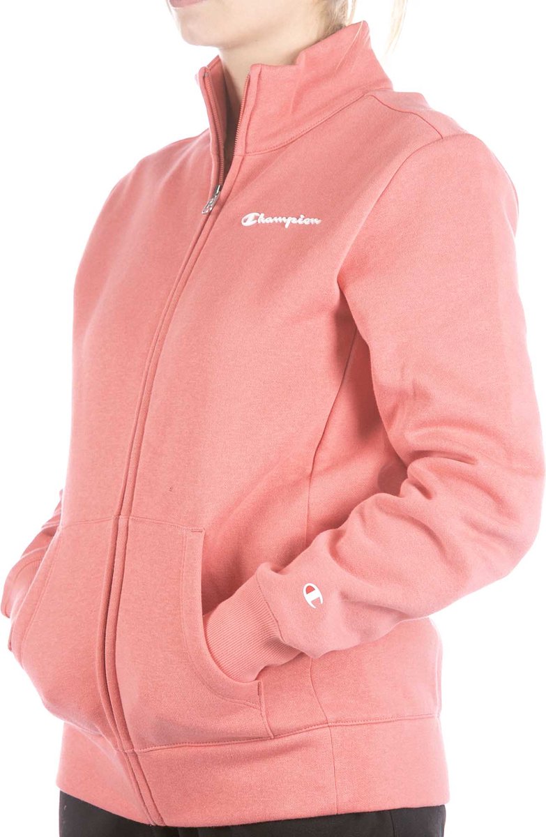 Kampioen Roze Sweatshirt Met Volledige Rits - Sportwear - Vrouwen
